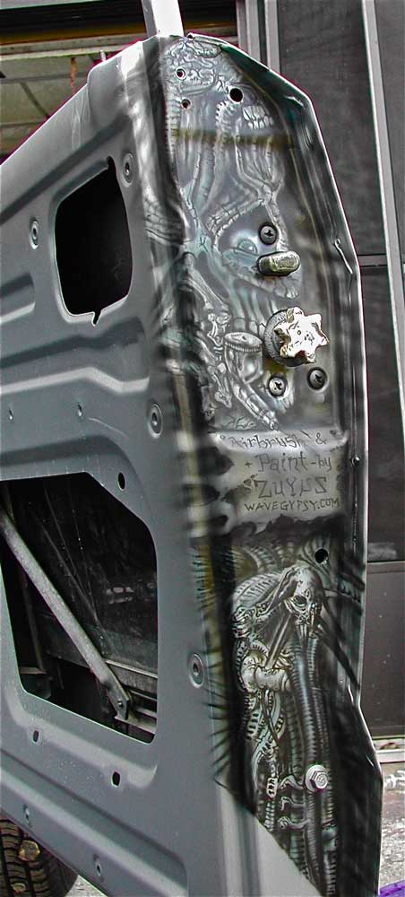 evil mazda door jam detail